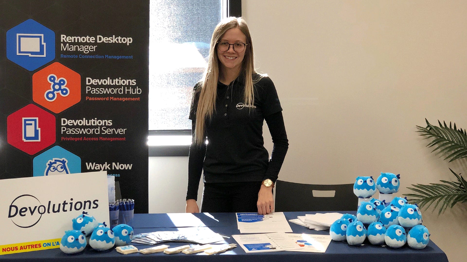 October 25, 2019: At the Job Fair in Lavaltrie