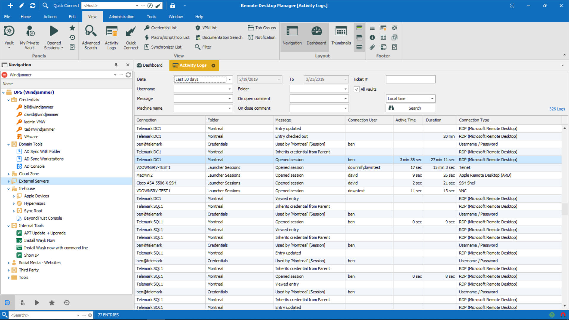 Audit Activity with Customizable Reports and Logs