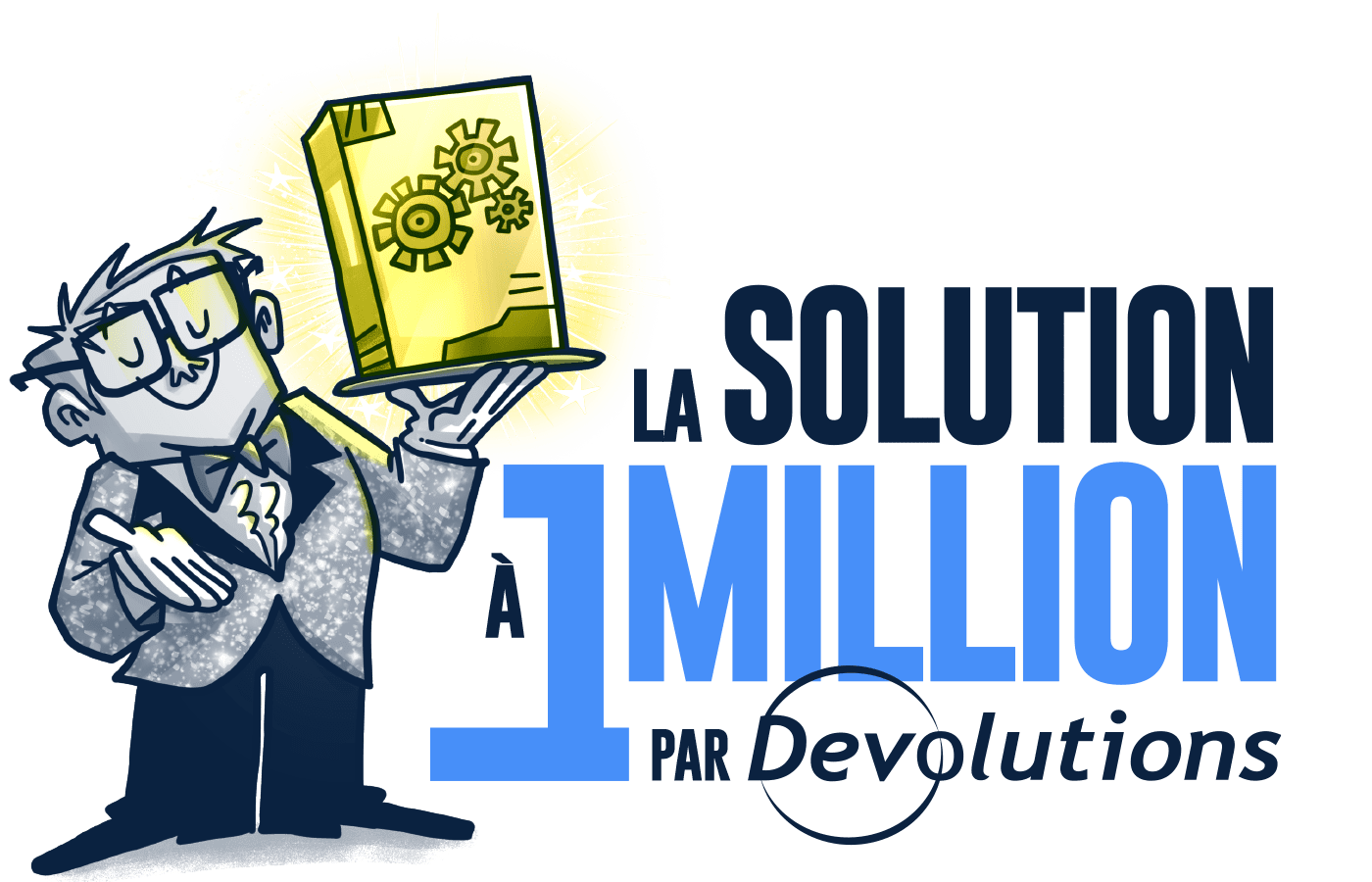 Logo - La Solution à 1 million par Devolutions